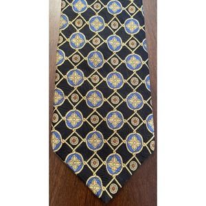 Cape God Black 100% Silk Men’s Neck Tie L58” W3.75”
